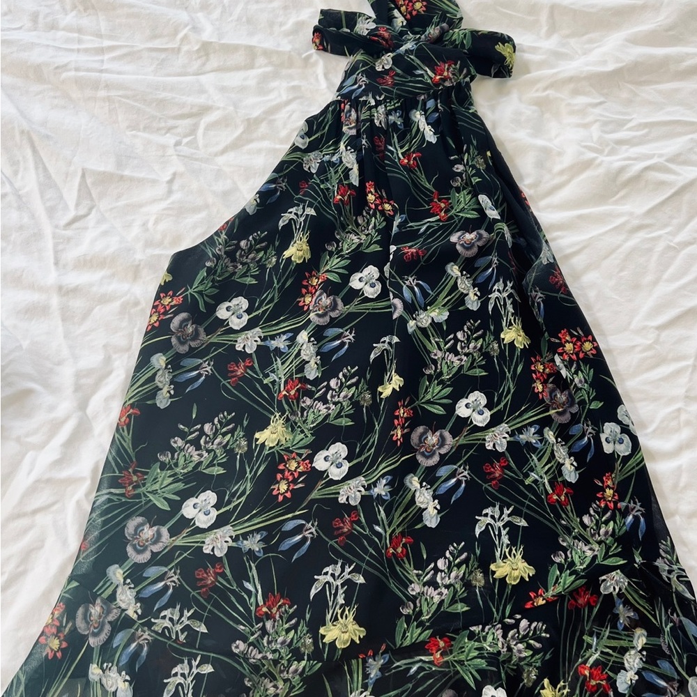 Max Studio floral halter top
